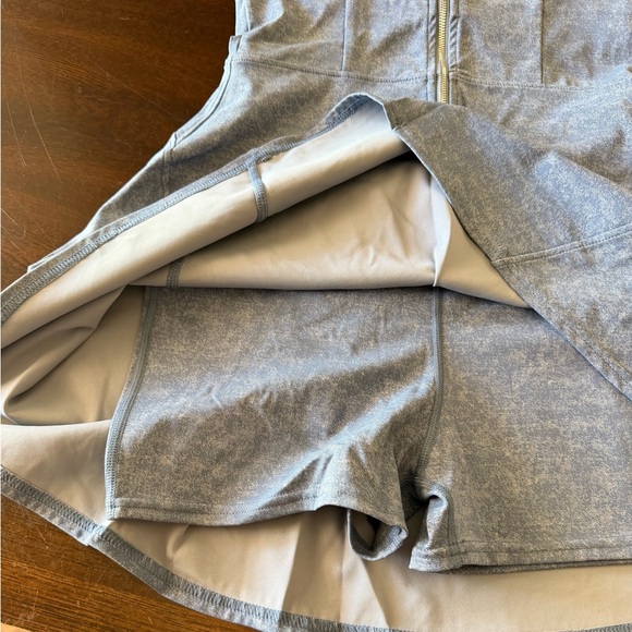 HALARA Zip Front Racerback 2 in 1 Tennis Dress - Picture 2 of 4